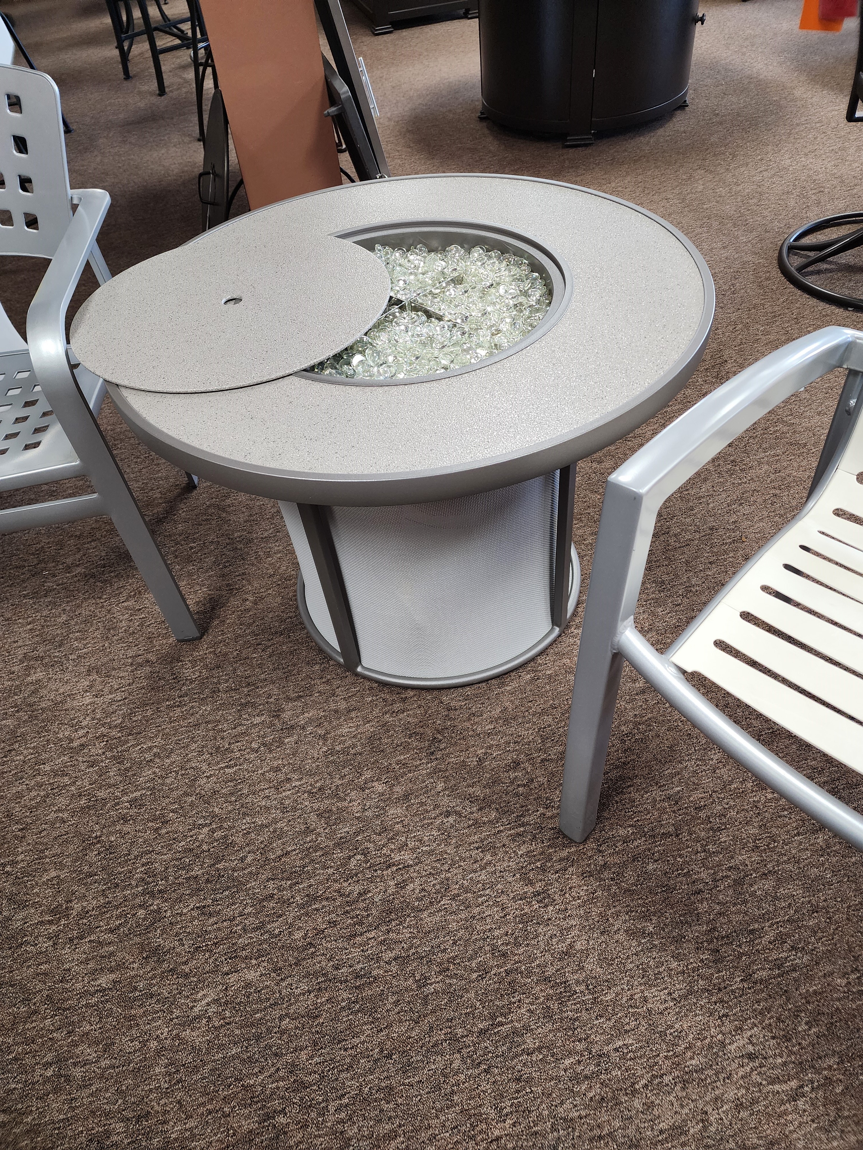 Pit Table Donnalee Bay Swivel Chair Mountain View Pc Cast Aluminum