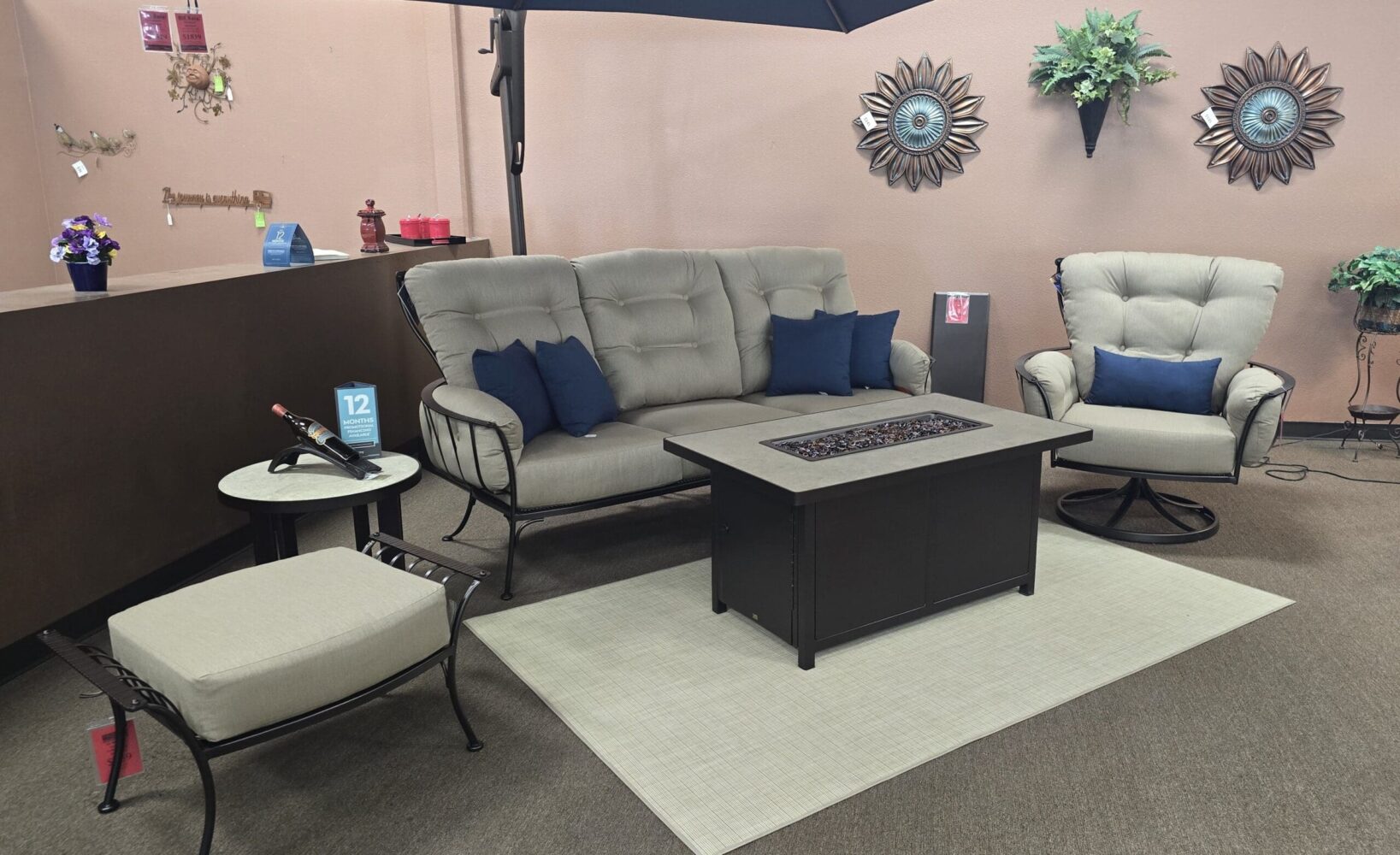 Monterra 3 Piece Seating Set - Patio Connection